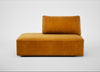 Morven Left Hand Facing Open End Unit Smart Luxe Velvet Cognac