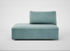 Morven Left Hand Facing Open End Unit Smart Luxe Velvet Mineral Blue