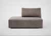 Morven Left Hand Facing Open End Unit Smart Luxe Velvet Mushroom