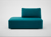 Morven Left Hand Facing Open End Unit Cotton Velvet Teal