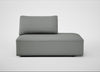 Morven Right Hand Facing Open End Unit Boucle Steel