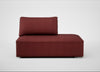 Morven Right Hand Facing Open End Unit Capelo Linen-Cotton Etruscan Red