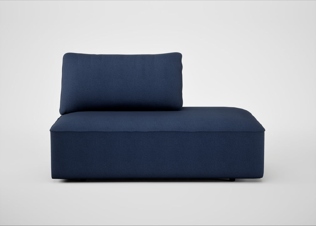 Morven Right Hand Facing Open End Unit Capelo Linen-Cotton Inkspot