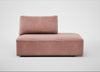 Morven Right Hand Facing Open End Unit Smart Luxe Velvet Dusky Pink