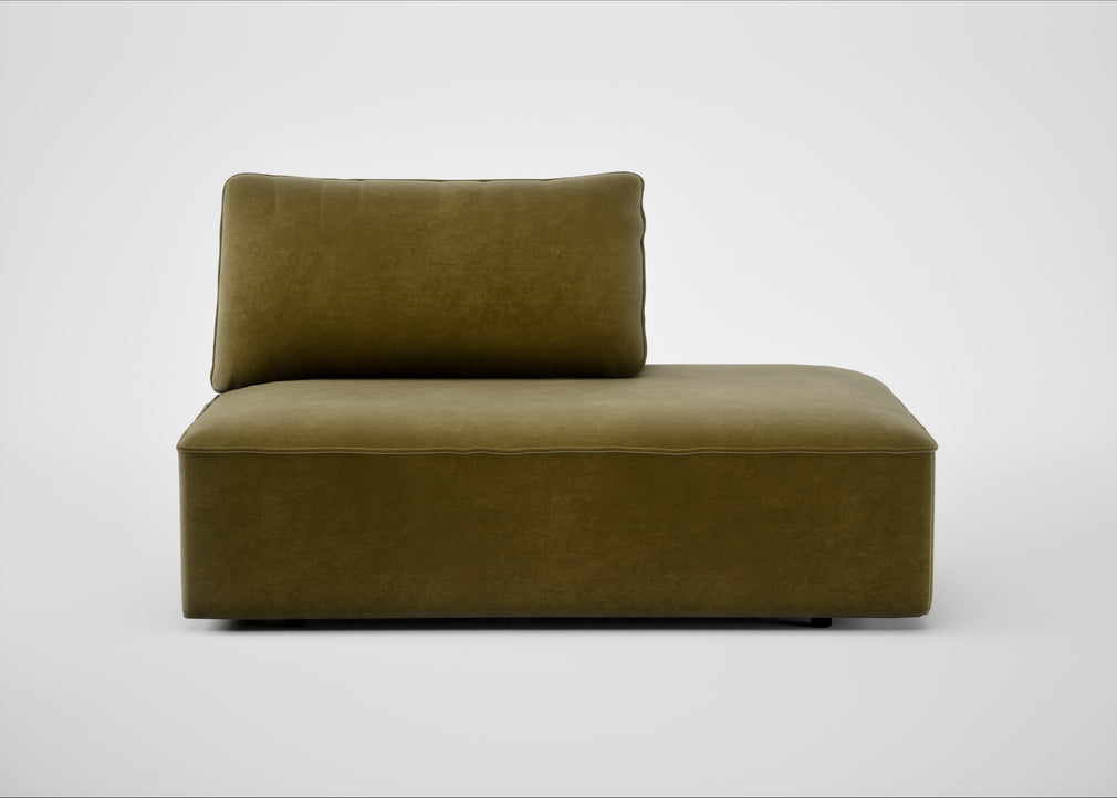 Morven Right Hand Facing Open End Unit Smart Luxe Velvet Peridot