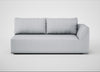 Morven Right Hand Facing 3 Seater Unit Broad Weave Tin