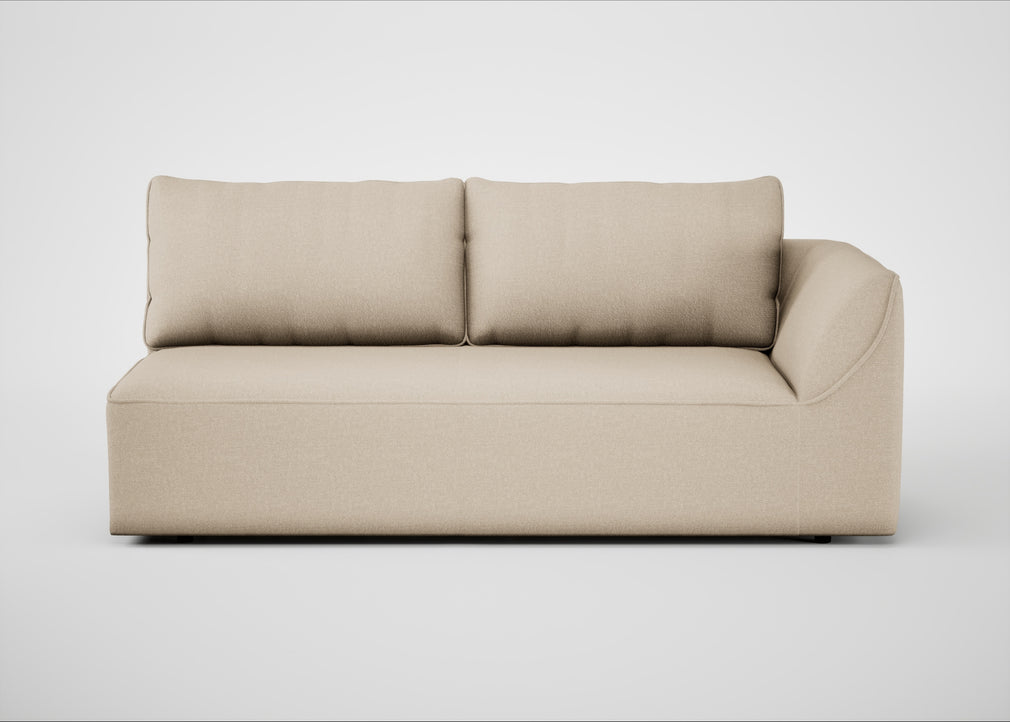 Morven Right Hand Facing 3 Seater Unit Brushed Cotton Oat