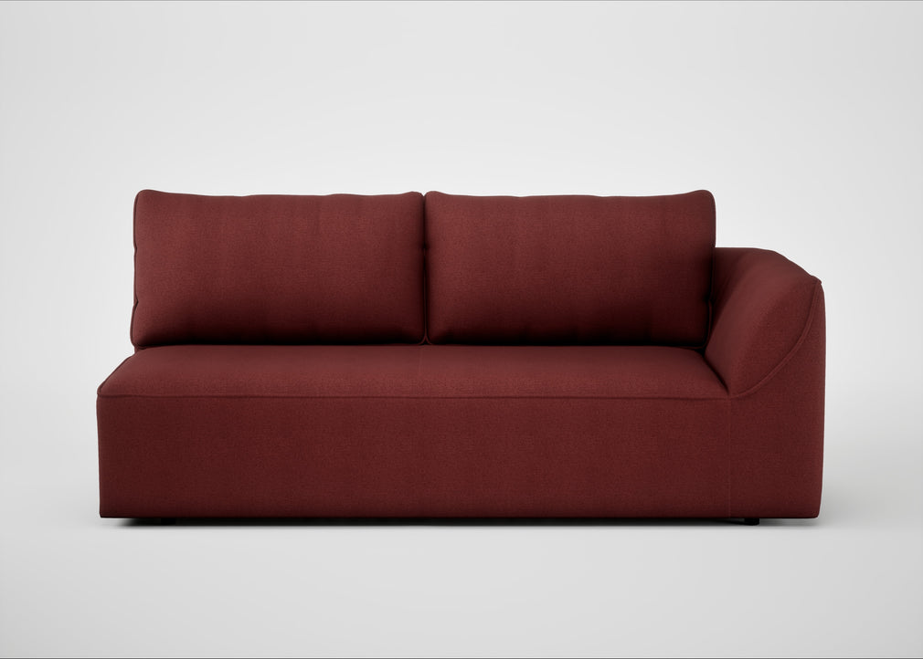 Morven Right Hand Facing 3 Seater Unit Capelo Linen-Cotton Etruscan Red