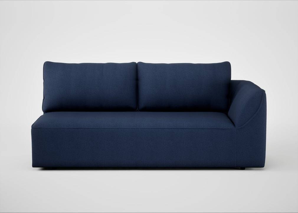 Morven Right Hand Facing 3 Seater Unit Capelo Linen-Cotton Inkspot