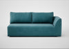 Morven Right Hand Facing 3 Seater Unit Smart Luxe Velvet Airforce Blue
