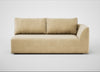 Morven Right Hand Facing 3 Seater Unit Smart Luxe Velvet Biscuit