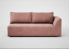 Morven Right Hand Facing 3 Seater Unit Smart Luxe Velvet Dusky Pink