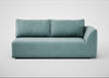 Morven Right Hand Facing 3 Seater Unit Smart Luxe Velvet Mineral Blue