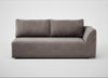 Morven Right Hand Facing 3 Seater Unit Smart Luxe Velvet Mushroom