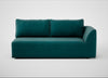 Morven Right Hand Facing 3 Seater Unit Smart Luxe Velvet Ocean Green