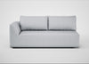 Morven Left Hand Facing 3 Seater Unit Broad Weave Tin