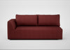 Morven Left Hand Facing 3 Seater Unit Capelo Linen-Cotton Etruscan Red