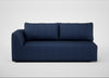 Morven Left Hand Facing 3 Seater Unit Capelo Linen-Cotton Inkspot