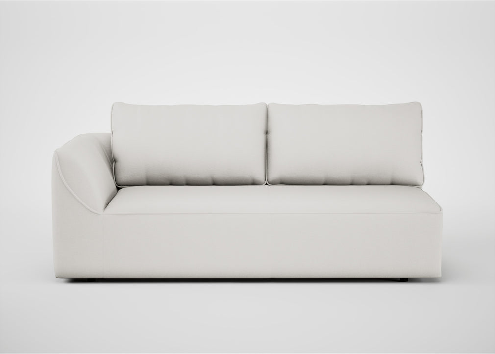 Morven Left Hand Facing 3 Seater Unit Capelo Linen-Cotton Sea Salt