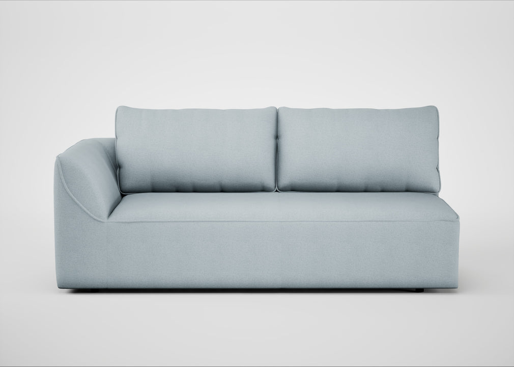 Morven Left Hand Facing 3 Seater Unit Capelo Linen-Cotton Sea Shanty