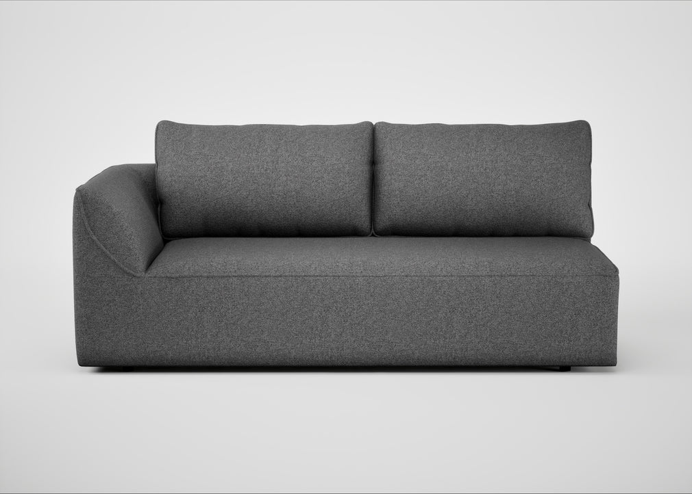 Morven Left Hand Facing 3 Seater Unit Melton Wool Shale