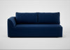 Morven Left Hand Facing 3 Seater Unit Cotton Velvet Midnight