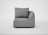 Morven Right Hand Facing Single Unit Boucle Steel