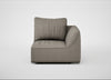 Morven Right Hand Facing Single Unit Broad Weave Pebble