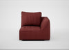 Morven Right Hand Facing Single Unit Capelo Linen-Cotton Etruscan Red