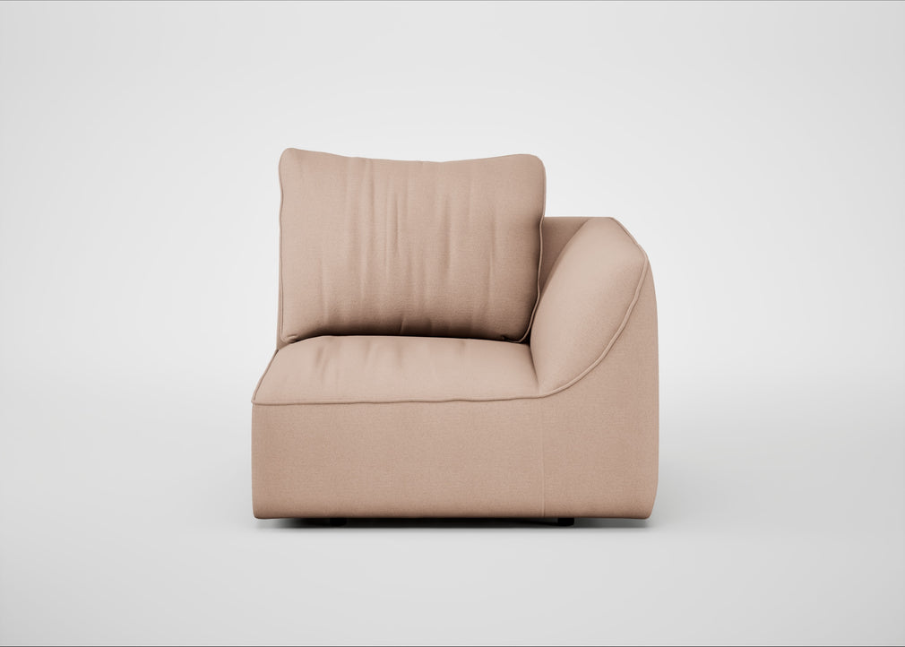 Morven Right Hand Facing Single Unit Capelo Linen-Cotton Rosedale