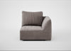 Morven Right Hand Facing Single Unit Smart Luxe Velvet Mushroom