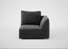 Morven Right Hand Facing Single Unit Smart Luxe Velvet Nickel