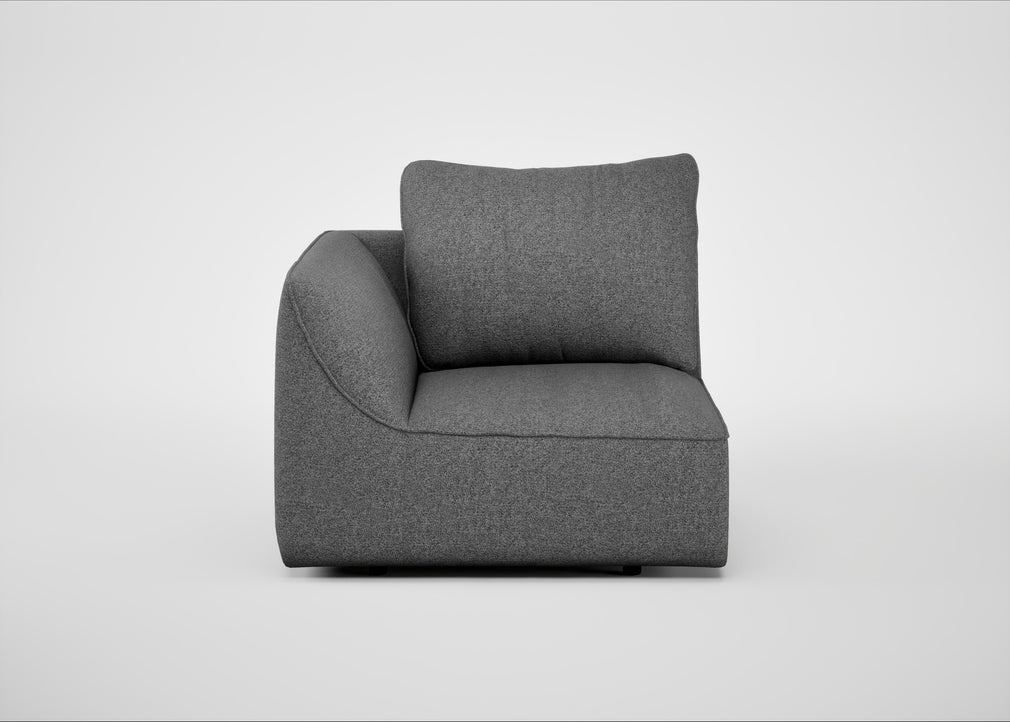Morven Left Hand Facing Single Unit Melton Wool Shale