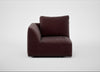 Morven Left Hand Facing Single Unit Smart Luxe Velvet Acorn