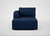 Morven Left Hand Facing Chaise Unit Broad Weave Lagoon