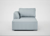 Morven Left Hand Facing Chaise Unit Capelo Linen-Cotton Sea Shanty