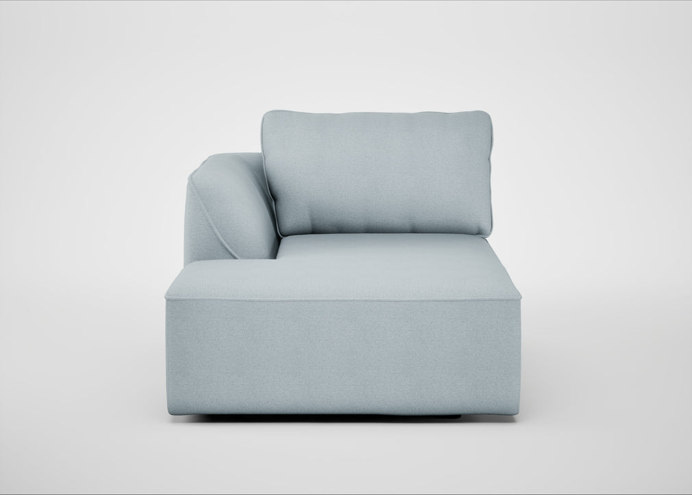 Morven Left Hand Facing Chaise Unit Capelo Linen-Cotton Sea Shanty