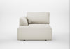 Morven Left Hand Facing Chaise Unit Chunky Boucle Ecru