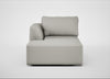 Morven Left Hand Facing Chaise Unit Melton Wool Limestone