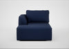 Morven Left Hand Facing Chaise Unit Melton Wool New Navy
