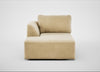 Morven Left Hand Facing Chaise Unit Smart Luxe Velvet Biscuit