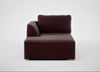 Morven Left Hand Facing Chaise Unit Smart Luxe Velvet Acorn