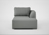 Morven Right Hand Facing Chaise Unit Boucle Steel