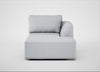 Morven Right Hand Facing Chaise Unit Broad Weave Tin