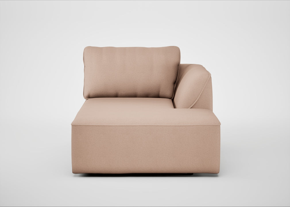 Morven Right Hand Facing Chaise Unit Capelo Linen-Cotton Rosedale