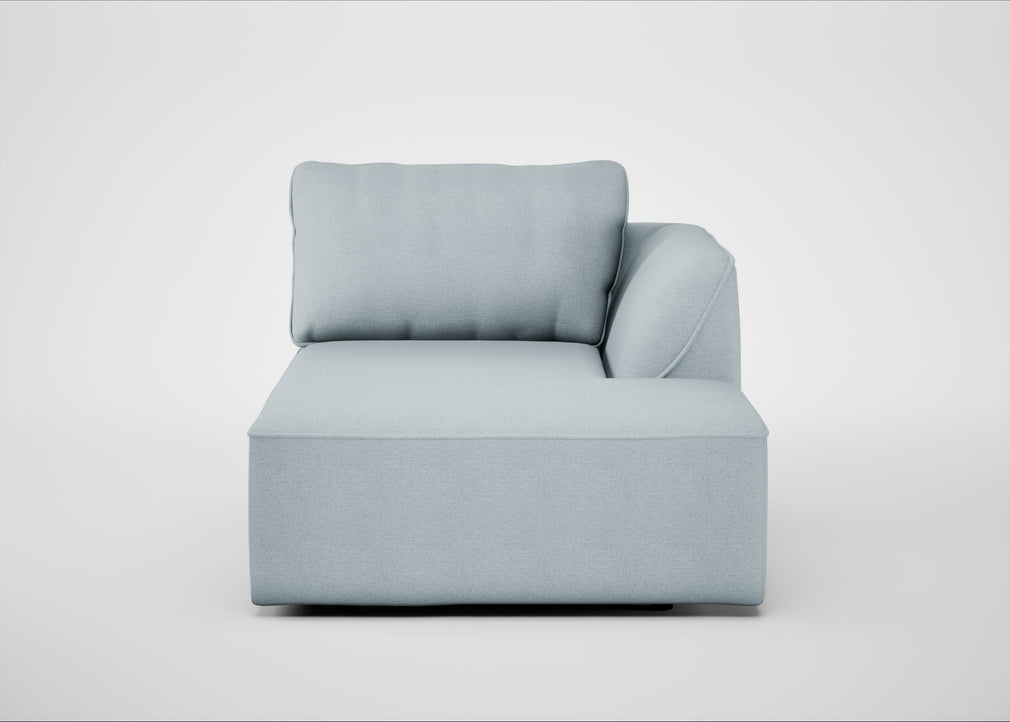 Morven Right Hand Facing Chaise Unit Capelo Linen-Cotton Sea Shanty