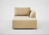 Morven Right Hand Facing Chaise Unit Smart Luxe Velvet Biscuit