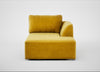 Morven Right Hand Facing Chaise Unit Smart Luxe Velvet Canary