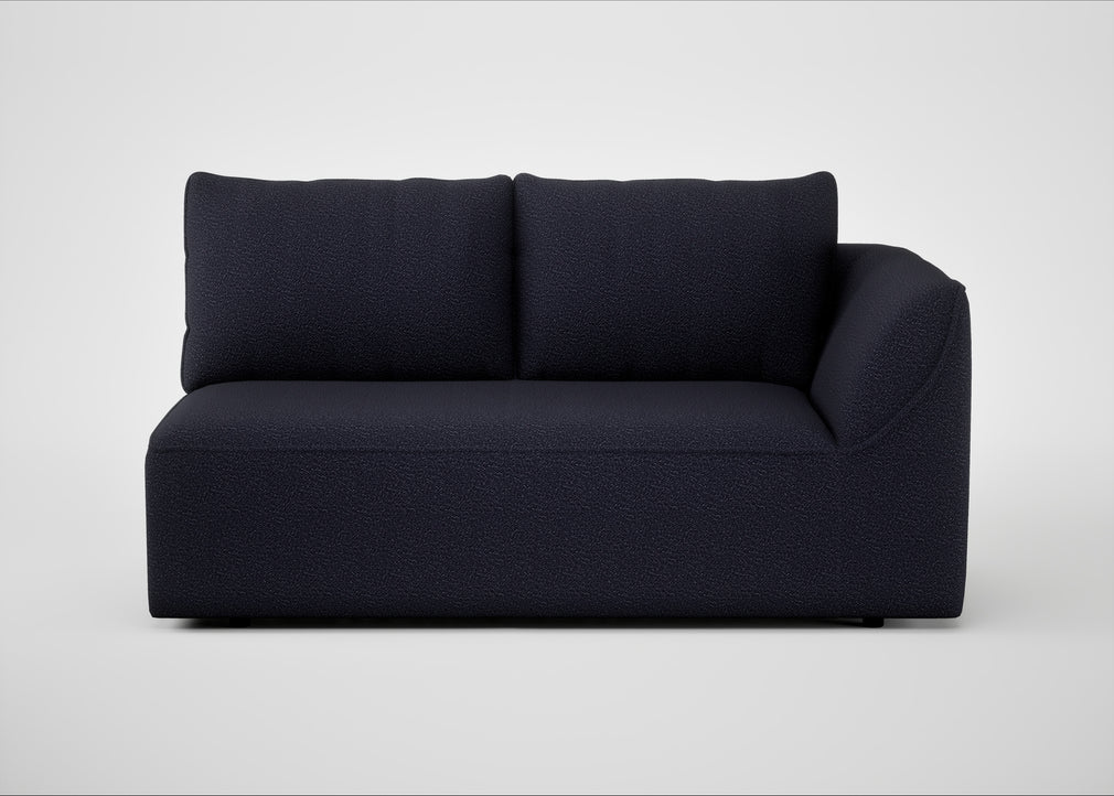 Morven Right Hand Facing 2 Seater Unit Boucle Indigo