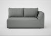 Morven Right Hand Facing 2 Seater Unit Boucle Steel